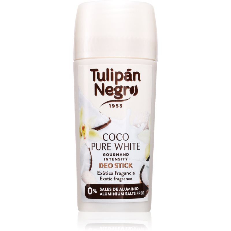 Tulipán Negro Coco Pure White