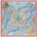 Roeckl Foulard Vibrant Paisley 90x90 Multi Ciel Soie Femmes