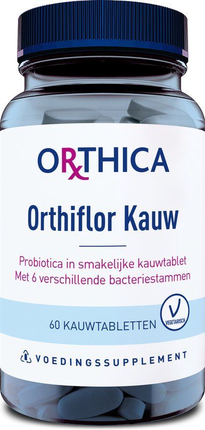 Orthica Orthiflor Kauw Probiotica - 60 Kauwtabletten