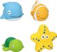 Eddy Toys Badspeeltjes Zeedier (4 stuks)
