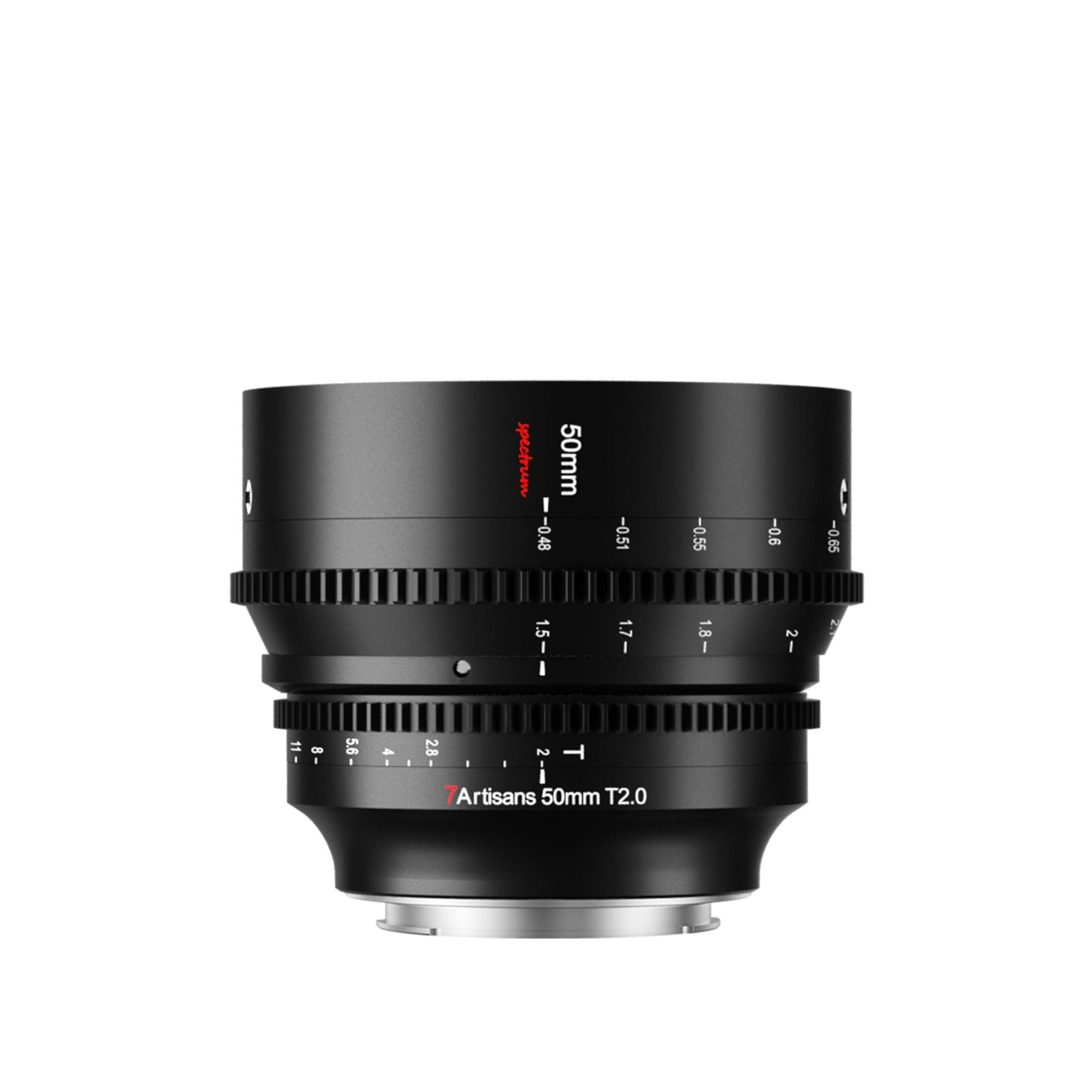 7Artisans 50mm T2.0 Cinema Lens for Sony E - Black