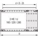 Schroff EuropacPRO Afdekplaat, universeel, 84 pk, 415 mm