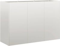 vidaXL Plantenbak - 120x40x80 cm - Roestvrij Staal