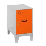 SimonRack Spind, metaal, grijs/oranje, 575 x 400 x 500 cm