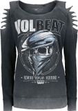 Volbeat Bandana Skull Dames Sweatshirts - grijs - XXL