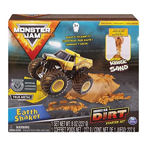 Monster Jam Kinetic Sand Monster Dirt Starter Pack - Earth Shaker