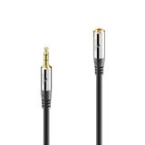 sonero S-AC550-010 audio kabel 1 m 3.5mm Zwart