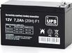 FIAMM batterie UPS, 12V, 7,2Ah, modèle F1