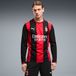 PUMA Tricot 'AC Milan Authentic' rood / zwart