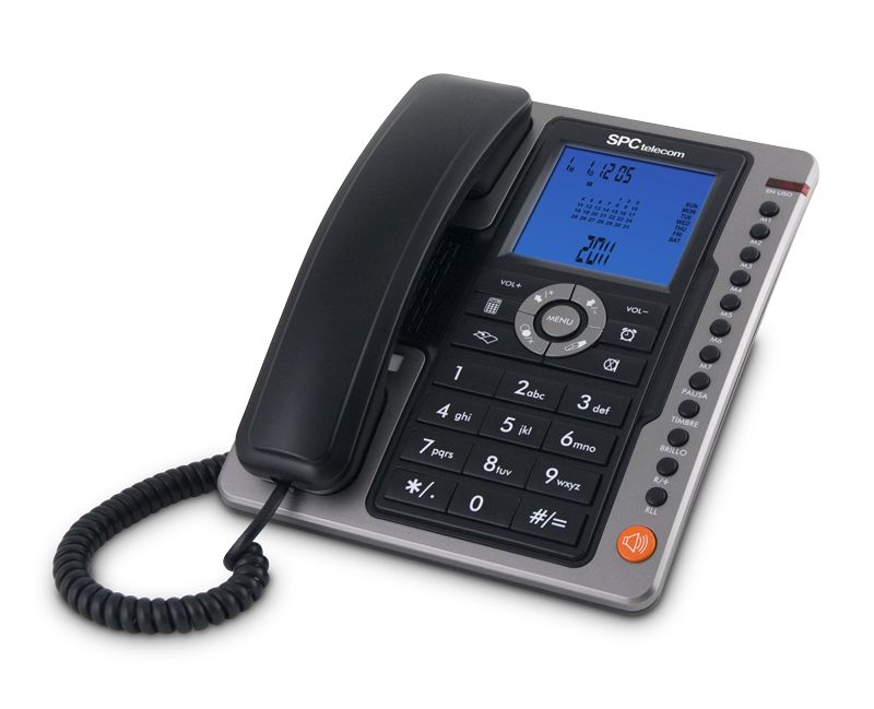 SPC 3604N Analoge Telefoon | Nummerherkenning | Zwart