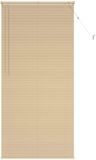 vidaXL - Venetiaanse jaloezie - Lichtbruin - met Patroon - 213 x 100 cm - 25 mm