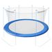 Ultrasport Randafdekking voor Jumper tuintrampoline, Blauw veerafdekking, Trampoline randbescherming voor 430