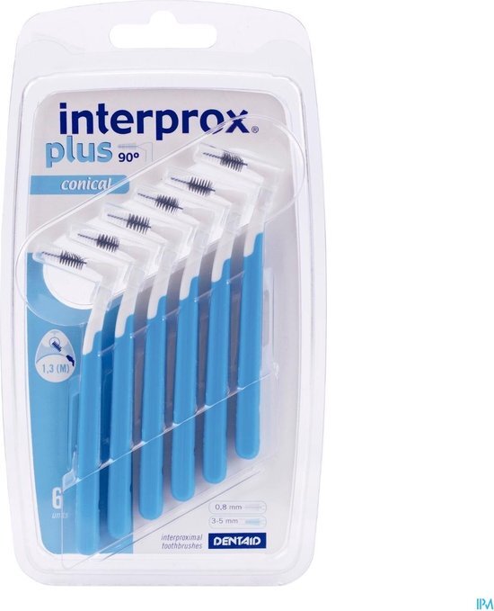 Interprox Ragers Plus Conisch 3-5 mm Blauw 6st