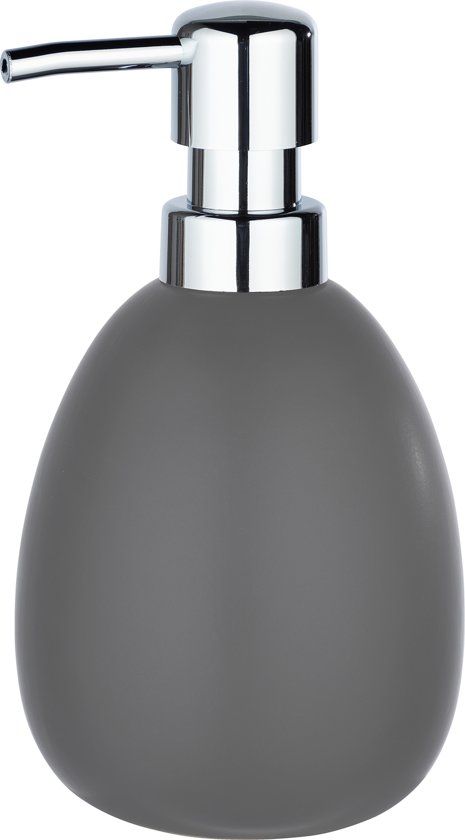 WENKO Zeepdispenser mat grijs / dispenser / zeep pompje