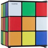 Klarstein Minibar Solve - Minikoelkast, 48 liter, Zwart/Meerkleurig