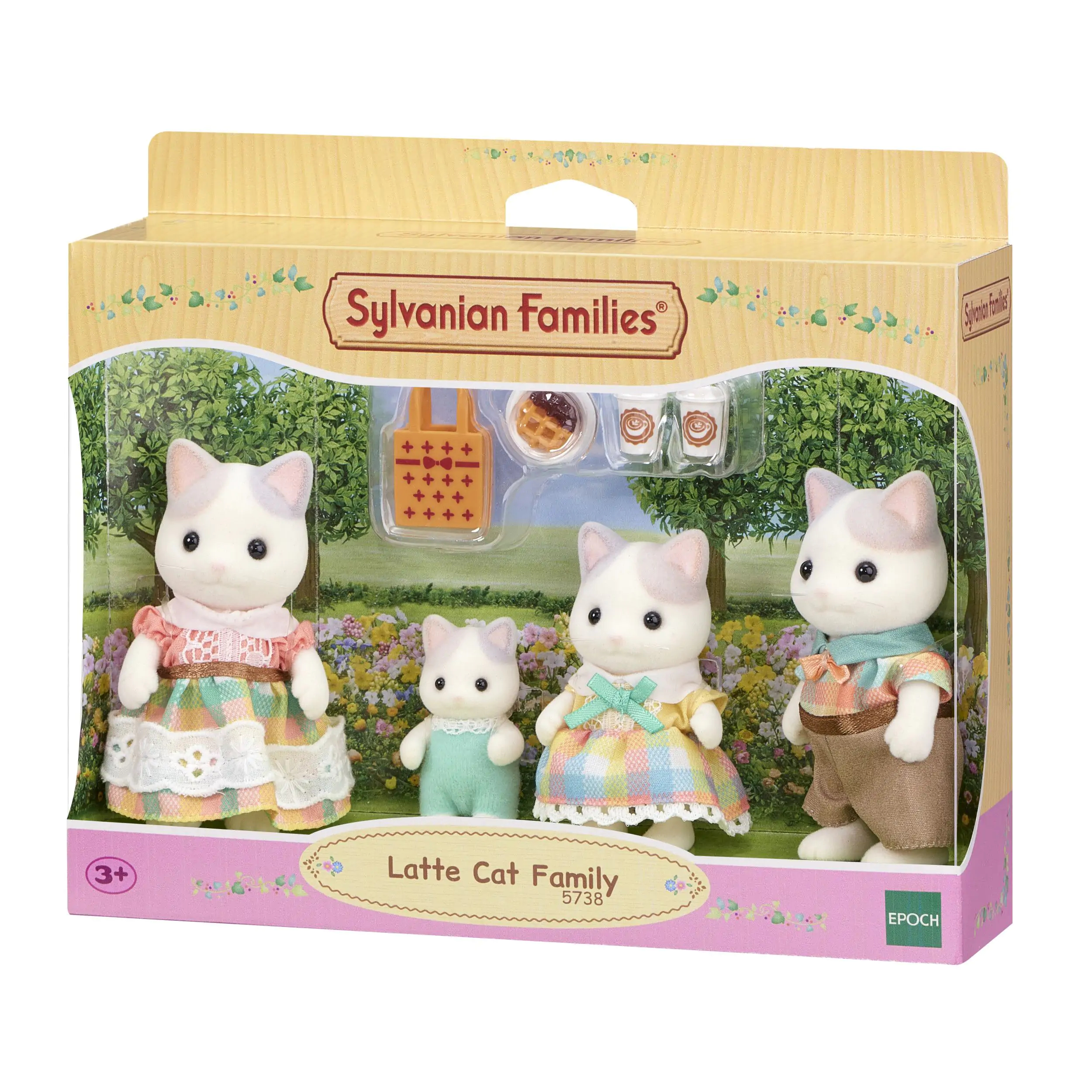 Sylvanian Families Familie Latte kat