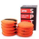 SPTA Wax applicator pads, 9-delige microvezel auto handpolijstspons wasset wax applicator set, autowas reinigingspolijstsponzen microvezel wax applicator voor was, polijsten, lakreiniger