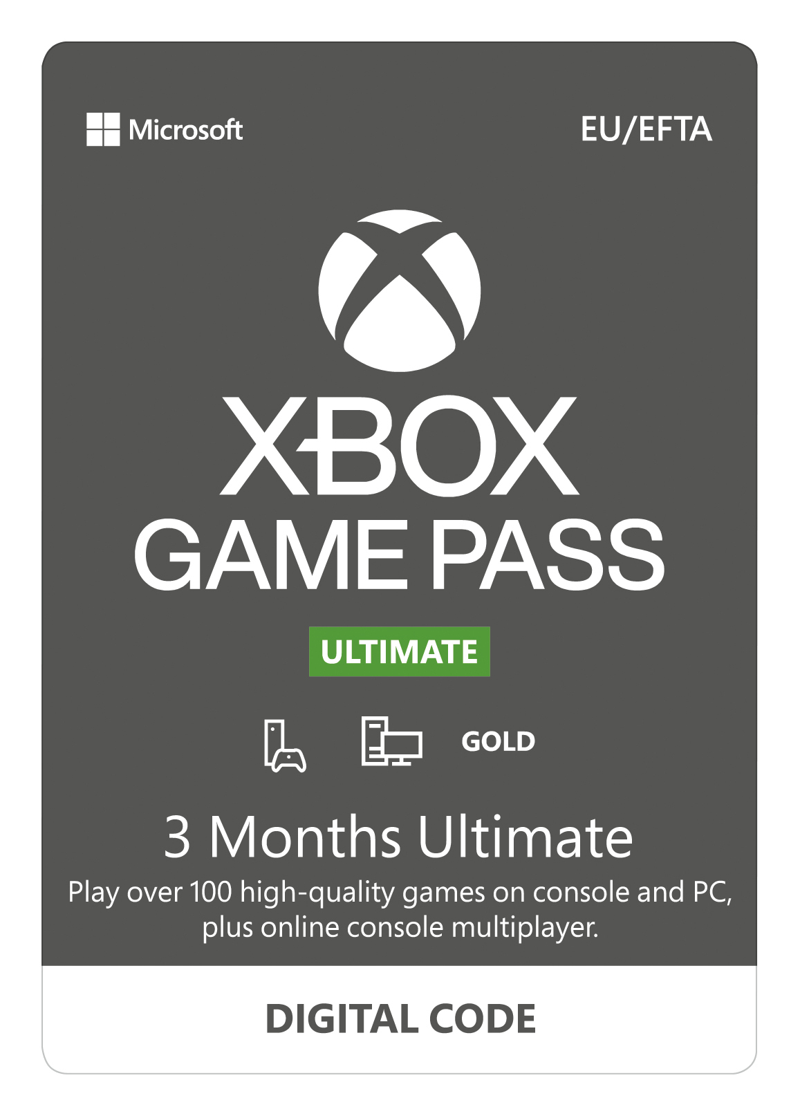 Microsoft Xbox Live Game Pass Ultimate Xbox One