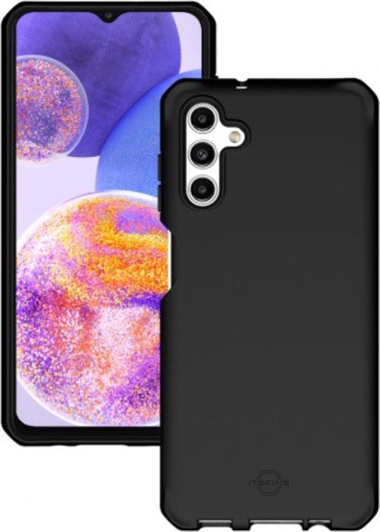 Merkloos Mobilis Mobile cover Black for Samsung Galaxy A23