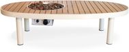 Happy Cocooning Riviera 140 Oyster Beige Table de salon avec feu