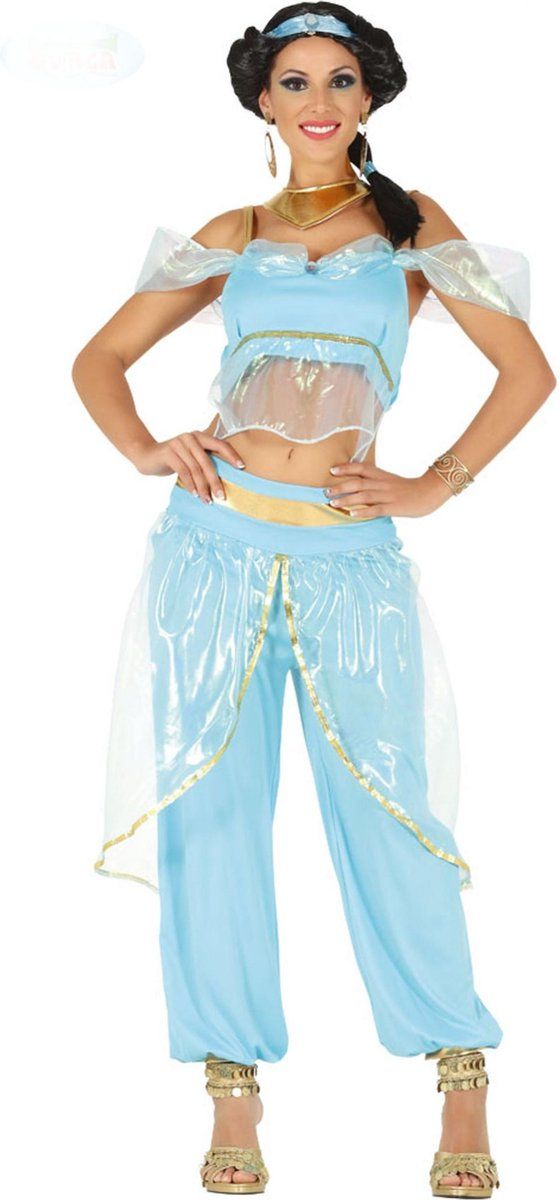 Fiestas Guirca Jasmine Verkleedpak Dames Blauw Maat S