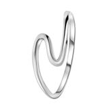Lucardi Ring Zilver - zilverkleurig Dames Ring