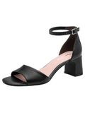 Tamaris Dames Sandalen Zwart Leer 40 EU