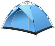 RezReady Kampeertent 3-4 Personen Blauw 200x200 cm