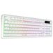 The G-Lab Keyz Caesium EX W - Gamer toetsenbord membraan 98% wit AZERTY FR