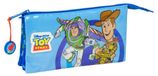 SAFTA S.A. TOY STORY GOOD VIBES Triple etui pour enfants, idéal pour écoliers, confortable et polyvalent, qualité et durabilité, 22 x 3 x 12 cm