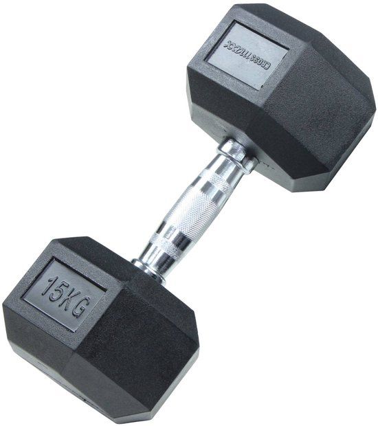 Crossmaxx Lifemaxx Crossmaxx Hexagon Dumbbell - 5 kg