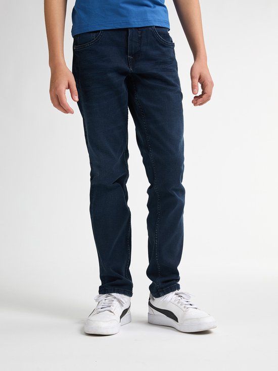 Petrol Industries Jongens Jeans Regular Tapered Fit Russel - Stretchdenim - Spijkerbroek - Kinderkleding - Blauw - Maat 170