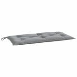 vidaXL Tuinbankkussen, grijs, 110 x 50 x 7 cm, Oxford-stof