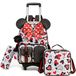 Omgoods - Sac à dos à roulettes pour enfant, avec 2 roues et une trousse transparente