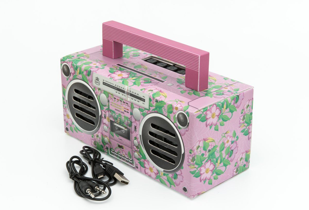 GPO BRONXPINK - Draagbare Bluetooth speaker - Roze