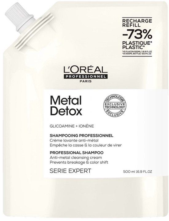 L'Oréal Professionnel - Metal Detox Shampoo Refill - 1000ml