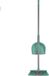 Urban living Stoffer en blik met lange steel - 120 cm - kunststof - mintgroen