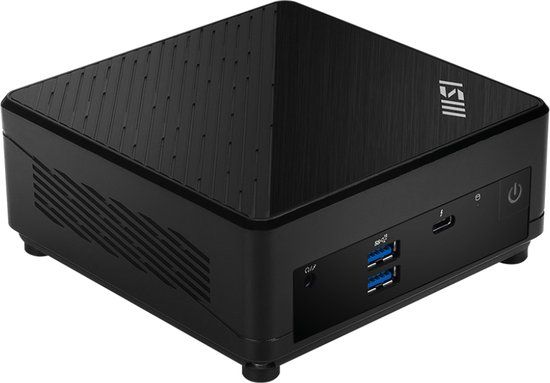 MSI Cubi 5 12M - Mini PC - Intel Core i7-1255U - 10 Cores - Black