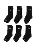 Nike Kids Un0019 Korte Sokken 6 Paren Zwart EU 27-35