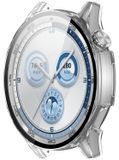 Wigento Huawei Watch GT 5 46mm: kunststof hornbehuizing + beschermend hard glas, transparant