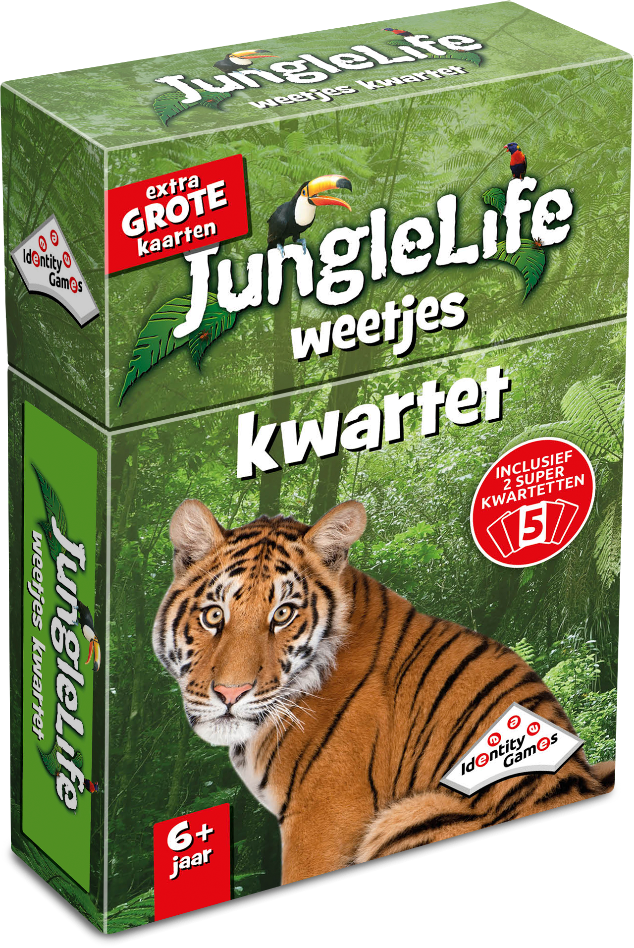 Identity Games JungeLife Weetjeskwartet - Bordspel - Multicolor