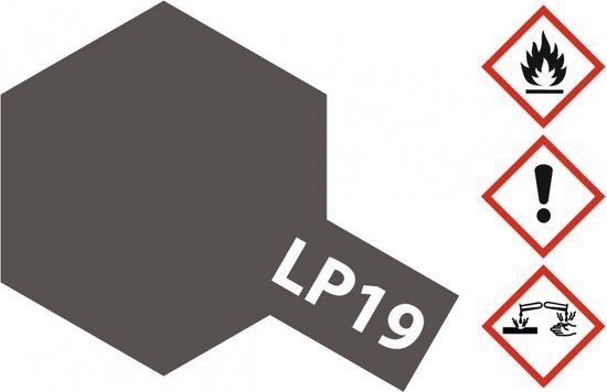 Tamiya LP-19 Gun Metal - Lacquer Paint - 10ml