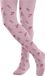 FALKE Little Flowers dun gedessineerd katoen panty kinderen roze - maat 98-104