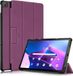 Lunso Lenovo Tab M10 Plus Gen 3 (3e generatie) Tri-Fold Bookcase hoes Paars