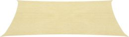 vidaXL Zonnescherm HDPE rechthoekig 2x4 m beige