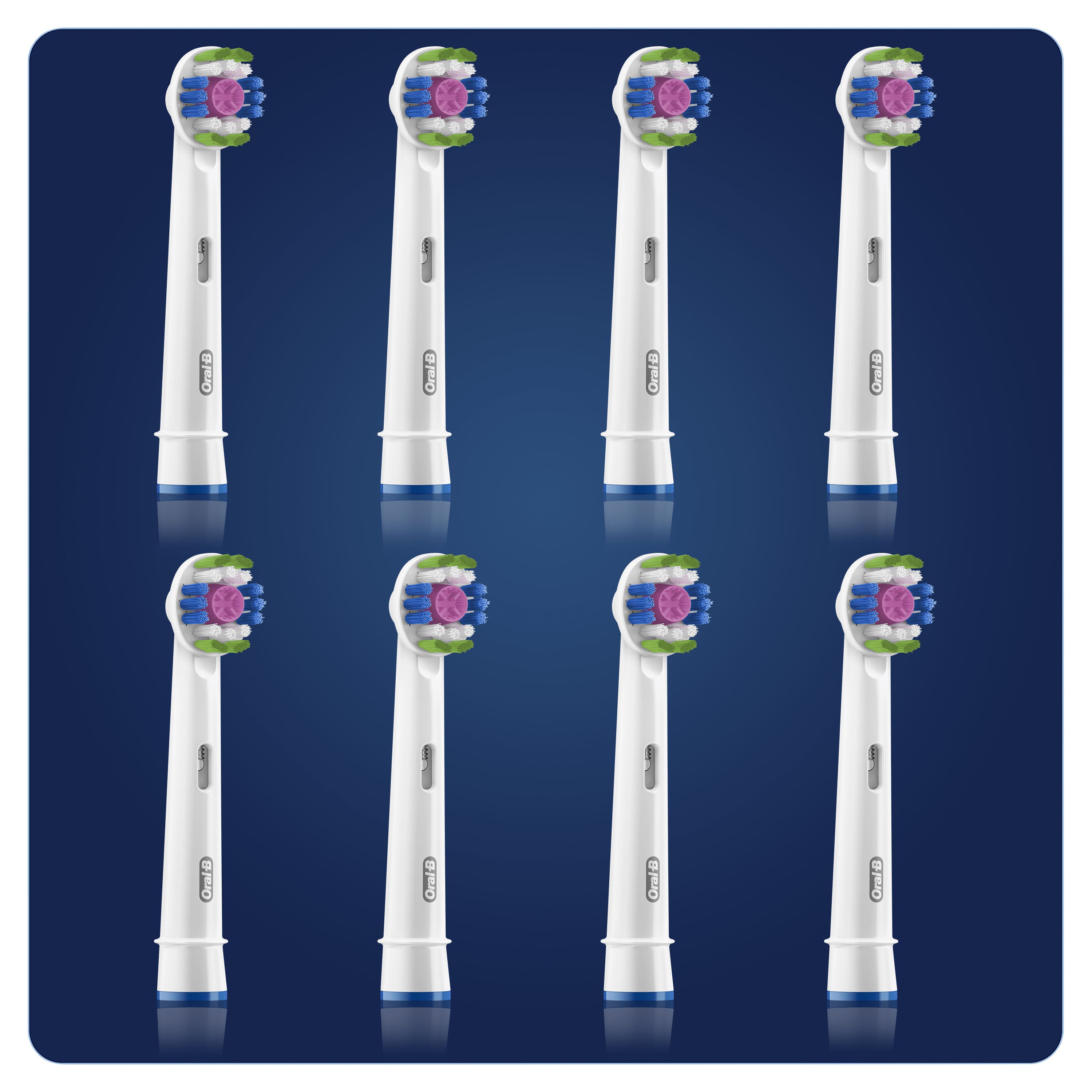 Oral-B 3D White Opzetborstels - 8 Stuks