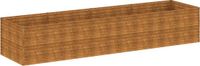 vidaXL Verhoogde plantenbak, 386x100x69 cm, cortenstaal