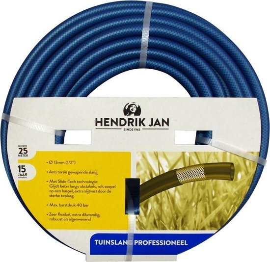 Hendrik Jan tuinslang professioneel 1/2 (13mm) - 25 meter