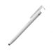 Stylo fixe 3-en-1 – Stylet, stylo à bille et support de téléphone – Blanc