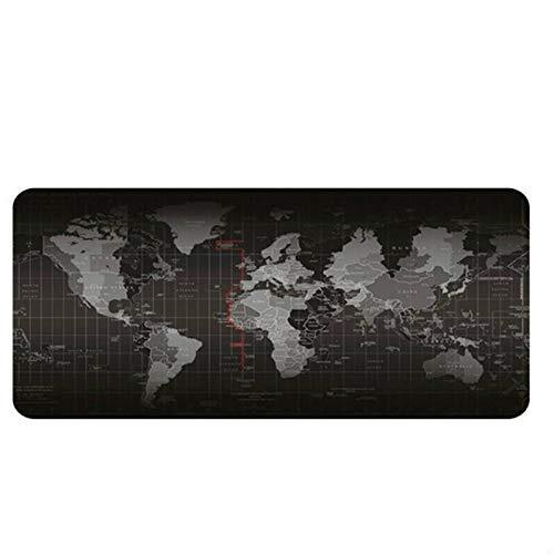 Shot Case Muismat voor PC Samsung toetsenbord kantoor kaart waterafstotend 40 x 90 cm (zwart)